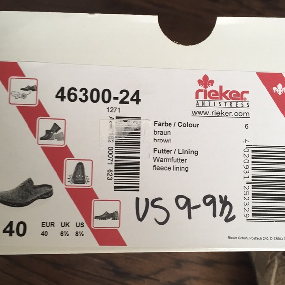 rieker slip on mules